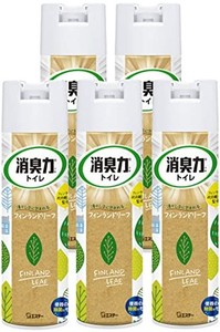 [ 消臭力 トイレ ]【まとめ買い】 トイレ用 スプレー 北欧 フィンランドリーフ 365ML×5個 トイレの消臭力スプレー 消臭剤 消臭 芳香剤 