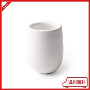 MUMO木墨卵殻磁器カップコーヒー飲料、カフェラテ、コーヒーモカとお茶、白いセラミックカップカプチーノカップ (高い)
