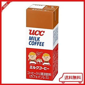 UCC ミルクコーヒー カフェインレス (紙パック) 200ML×24本