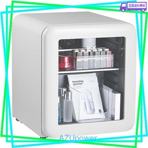 HCK コスメ冷蔵庫 小型冷蔵庫 温冷蔵庫 42L 右開き 4°C~22°C レトロ おしゃれ スキンケア 化粧品冷蔵庫 ミニ冷蔵庫 保冷保温庫 寝室 寮