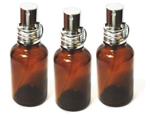 NOTO 遮光スプレー茶色ボトル アルミスプレー30ML ×3本セット 空ボトル容器 香水や消毒用エタノール詰め替え用 アロマギフト (アルミス
