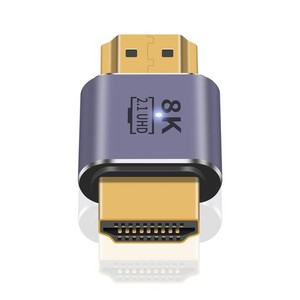 POYICCOT 8K HDMI オスオスアダプタ、HDMI 変換アダプタ 8K 、48GBPS 超高速 HDMIオス-HDMIオスコネクタ HDMI 2.1 変換アダプタ PS5/PS4