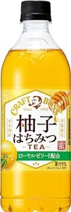 サントリー クラフトボス 柚子はちみつティー 紅茶 600ML×24本