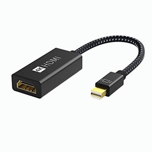 IVANKY MINI DISPLAYPORT TO HDMI 変換アダプタ【4K@60HZ/20CM】THUNDERBOLT TO HDMI APPLE MAC, MACBOOK AIR/PRO, IMAC, SURFACE PRO/DO