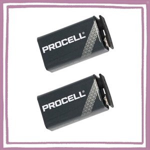 【DURACELL】PROCELL デュラセル プロセル 9V電池 エフェクター/楽器用アルカリ電池 2個セット DP-9V-2PCS