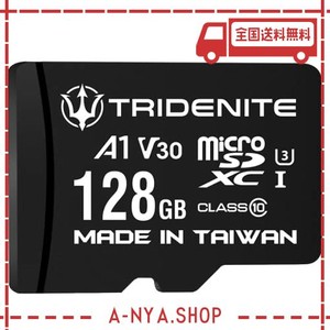 TRIDENITE MICROSD 128GB マイクロSDカード NINTENDO SWITCH SDカード A1 V30 UHS-I U3 C10 IPX7 4K ULTRA FULL HD動画対応 転送速度95MB