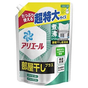 P&G アリエール 部屋干しプラス 超特大サイズ 詰め替え 945G 無香料