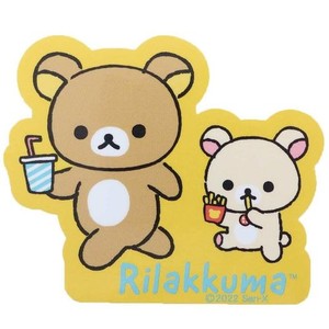 リラックマ[ビッグシール]ダイカットビニールステッカー/PLAIN RILAKKUMA リラックマ コリラックマ