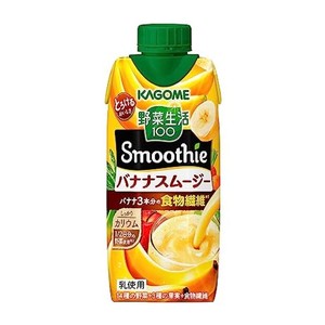 カゴメ 野菜生活１００ ＳＭＯＯＴＨＩＥ （スムージー） バナナスムージー 330ML×12本 食物繊維 ボトル