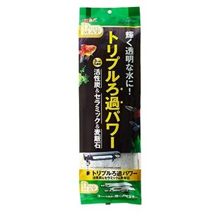 ジェックス デュアルマットパワー 水槽用 上部式フィルター用交換ろ過マット 1枚入 [60CMフィルター用] 1個 (X 1)