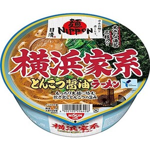 日清食品 麺nippon 横浜家系とんこつ醤油ラーメン 119g×12個