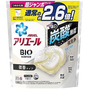 アリエール ジェルボール4D 洗濯洗剤 微香 詰め替え 31個