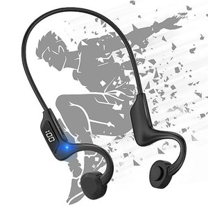 LED骨伝導イヤホン BLUETOOTH こつでんどう ワイヤレスイヤホン HI-FI音質 骨伝導ヘッドホン 防水 ランニング用 ブルートゥース イヤホン