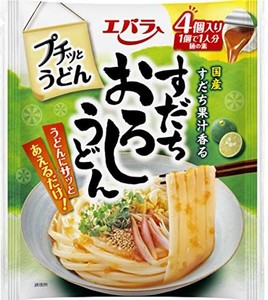 エバラ プチッとうどん すだちおろしうどん (22G×4個) ×4袋