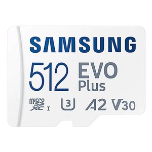 SAMSUNG (サムスン) EVO PLUS (エボブラス) MICROSD SDXC U3 CLASS 10 A2 メモリーカード 130MB/秒 SDアダプター付き 2021年 (512GB)