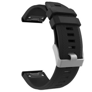 [ATIC] GARMIN FENIX 5 バンド GARMIN FORERUNNER 935 / APPROACH S60用 高級ソフト シリコーン製腕時計ストラップ/バンド 交換ベルト BL