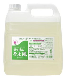 ミヨシ石鹸 業務用 液体せっけん そよ風 4L