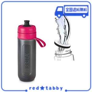 ブリタ 水筒 直飲み 600ML 携帯用 浄水器 ボトル カートリッジ 1個付き フィル&ゴー アクティブ ピンク 【日本正規品】