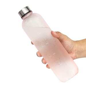 MYEEDA 水筒 1L タイムマーカー付きウォーターボトル 1000ML 水 水筒1リットルウォーター ボトル メモリ付き水筒 ウォーター タイムマー