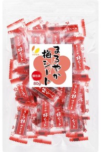 リフココ まろやか梅シート 個包装 80G(約35個)お試しサイズ チャック付き袋入り 業務用 干し 梅 まろやか干し梅シート 熱中症 対策 おや