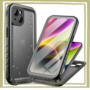 COZYCASE IPHONE 14用 ケース - IPHONE 14用 防水ケース「耐衝撃/360/全面/両面/米軍/ストラップ付き」 IPHONE14用 防水ケース「完全防水