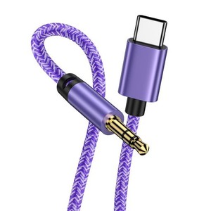 ANNIBER USB C TO 3.5MM AUX ケーブル ステレオ ケーブル タイプC 変換ケーブル アイフォン 車載用 TYPE C HI-FI音質 イヤホンケーブル 