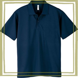 [グリマー] 半袖 4.4オンス ドライ ポロシャツ [UV カット] 00302-ADP ネイビー 150CM (日本サイズ150相当)