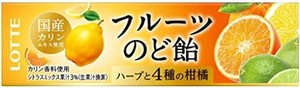 ロッテ フルーツのど飴 11粒×10個