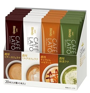 agf ブレンディ カフェラトリー スティック アソート 20本 【 スティックコーヒー 】【 コーヒー つめあわせ 】【濃厚ビターカフェラテ、