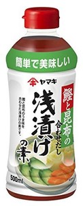 ヤマキ 浅漬けの素 鰹と昆布 500ML×4本