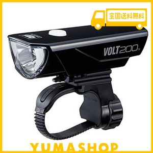 キャットアイ(CAT EYE) LEDヘッドライト [VOLT200] HL-EL151RC USB充電 ブラック