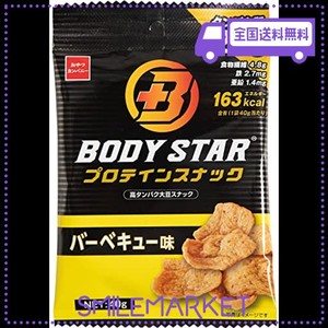 おやつカンパニー BODYSTAR プロテインスナックバーベキュー味 40G×12袋