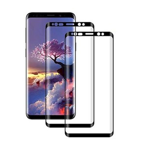 【人気商品】 GALAXY S8 ガラスフィルム S8 液晶保護フィルム【2枚セット】 GALAXY S8 SCV36 SC-02J 3D曲面 全面保護フィルム【日本製素