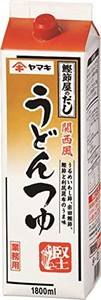 ヤマキ 関西風うどんつゆ 紙パック 1800ML