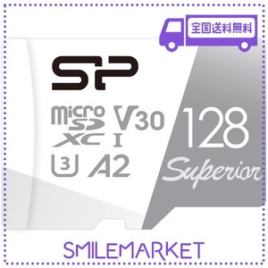 シリコンパワー MICROSD 128GB 【NINTENDO SWITCH 動作確認済】4K対応 UHS-I U3 V30 A2 規格 ULTRA HD 対応 最大速度100MB/S 5年保証 SP1