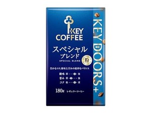 キーコーヒー KEY DOORS+ スペシャルブレンド 粉 (VP) 180G