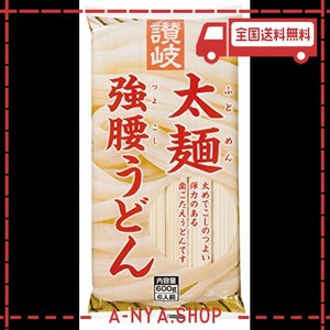 さぬきシセイ 讃岐太麺強腰うどん 600G×5袋