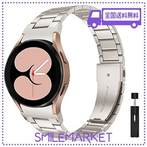 [MIIMALL] GALAXY WATCH 6 /GALAXY WATCH 5/GALAXY WATCH4 CLASSIC/GALAXY WATCH4用 メタルバンド 薄型 ギャラクシー ウォッチ5 ベルト 