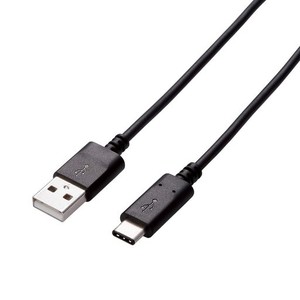 エレコム USBケーブル 充電・データ転送用 USB-A&TYPEC USB2.0 IPHONE15・MACBOOK等に対応 最大480MBPSのデータ転送 最大15Wの充電 ノイ