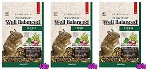 SANKO ウェルバランス デグーフード 400G×3袋