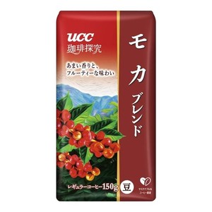 UCC 珈琲探究 炒り豆 モカブレンド 150G×3個 レギュラーコーヒー(豆)