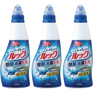 【まとめ買い】トイレのルック 除菌消臭EX トイレ用洗剤 本体 450ML×3個セット