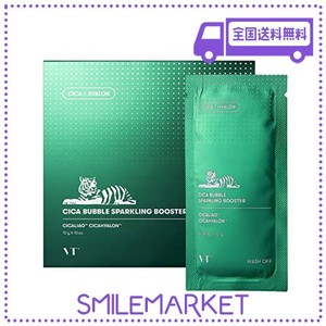 VTCOSMETICS(ブイティコスメテックス) VT シカ CICA バブルスパークリングブースター 10G × 10個 保湿 しっとり 水分 乾燥肌 潤い 毛穴