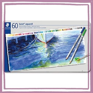ステッドラー 色鉛筆 60色 水彩色鉛筆 カラトアクェレル 125 M60