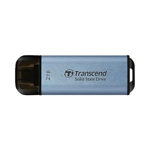 トランセンド ポータブルSSD 2TB USB TYPE-C 高速 最大1050 MB/S 超小型,軽量9G PS4/PS5 動作確認済 USB 10GBPS TS2TESD300C