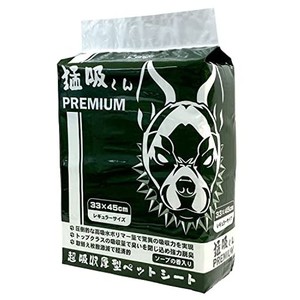 超吸収厚型ペットシート 猛吸くんPREMIUM 1袋（レギュラーサイズ 100枚）