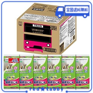 【AMAZON.CO.JP限定】 デオトイレ 猫用 シート 複数ねこ用 消臭・抗菌シート 48枚（8枚×6袋） おしっこ ペット用品 ユニチャーム