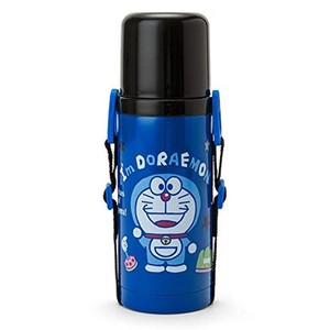 サンリオ 子供用 水筒 380ML 直飲み ワンタッチ コップ付き 2WAY ステンレス ボトル ドラえもん (I’M DORAEMON) 保温 保冷 ショルダーヒ