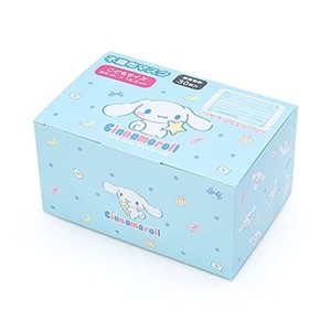 [サンリオ] マスク 不織布 立体 子供用 30枚 ボックス シナモロール シナモン CINNAMOROLL プリーツタイプ 個別包装 耳にやさしい耳ひも 