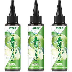 電子タバコ リキッド 青りんご メンソール 180ML 大容量 VAPEリキッド ニードルボルト付き ニコチンなし タールなし ベイプ 爆煙 E-LIQUI